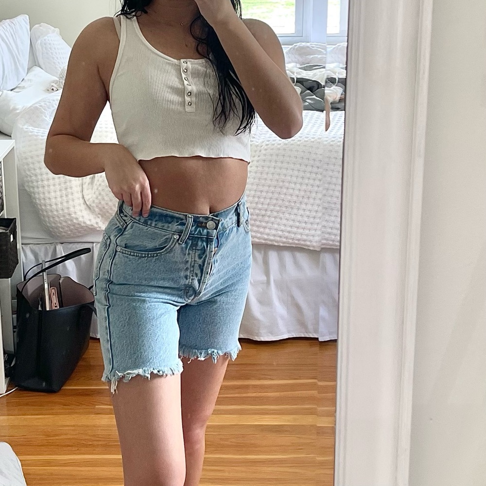 REVICE - Denim Long Shorts (Brand New)